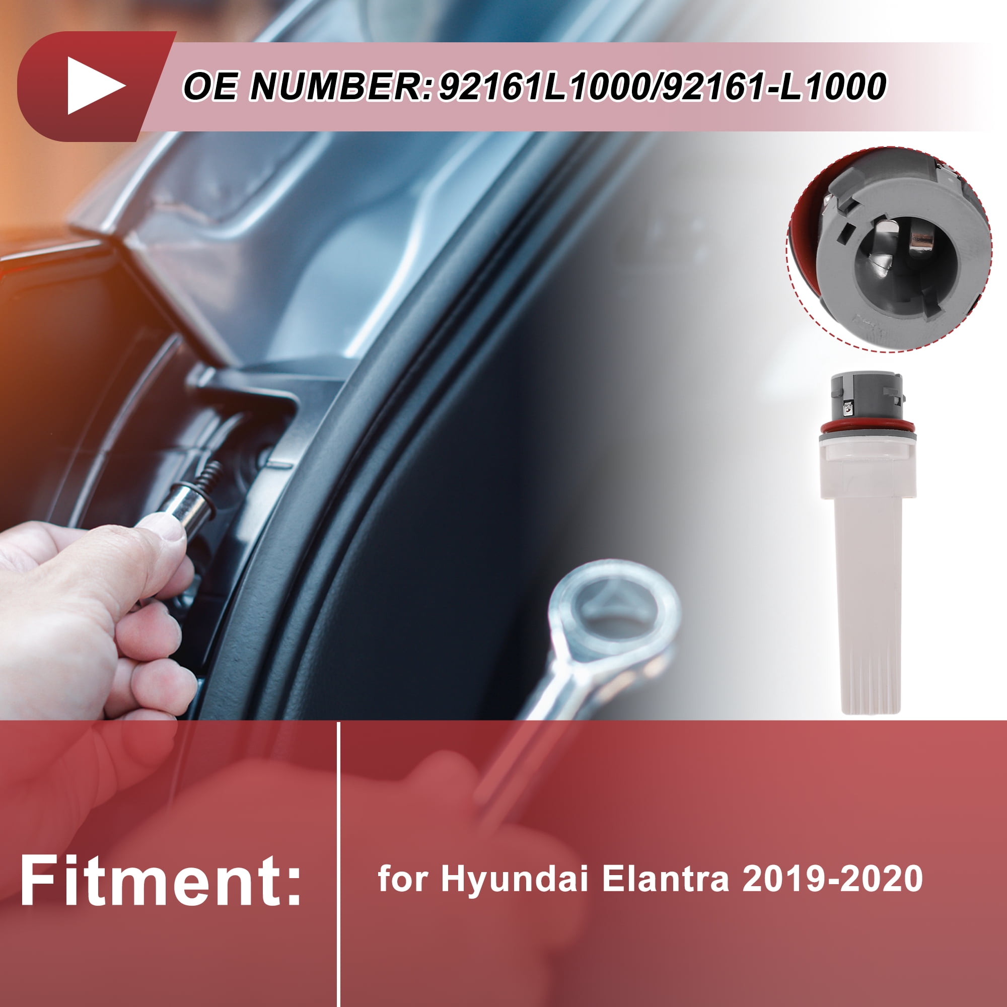 Unique Bargains Turn Signal Light Socket for Hyundai Elantra 2019-2020 No.92161L1000