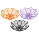 thumbnail image 3 of 3 cuencos multiusos para servir con forma de telaraña de PP para Halloween, en naranja, negro y morado, para decoración de fiestas., 3 of 8