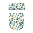 thumbnail image 5 of HELLHERO Cactus Design Stylish Gifts Elastic Fabric Toilet Lid Covers, Adjustable, Stretch 17"x21" Soft, Machine Washable, 5 of 8