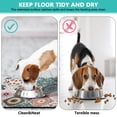 thumbnail image 4 of Boho Retro Floral Pet Feeding Mat-Abstract Art Absorbent Pet Placemat for Food and Water Bowl, with Waterproof Rubber Backing, Quick Dry Water Dispenser Mat for Dog and Cat (16"x24"), 4 of 7