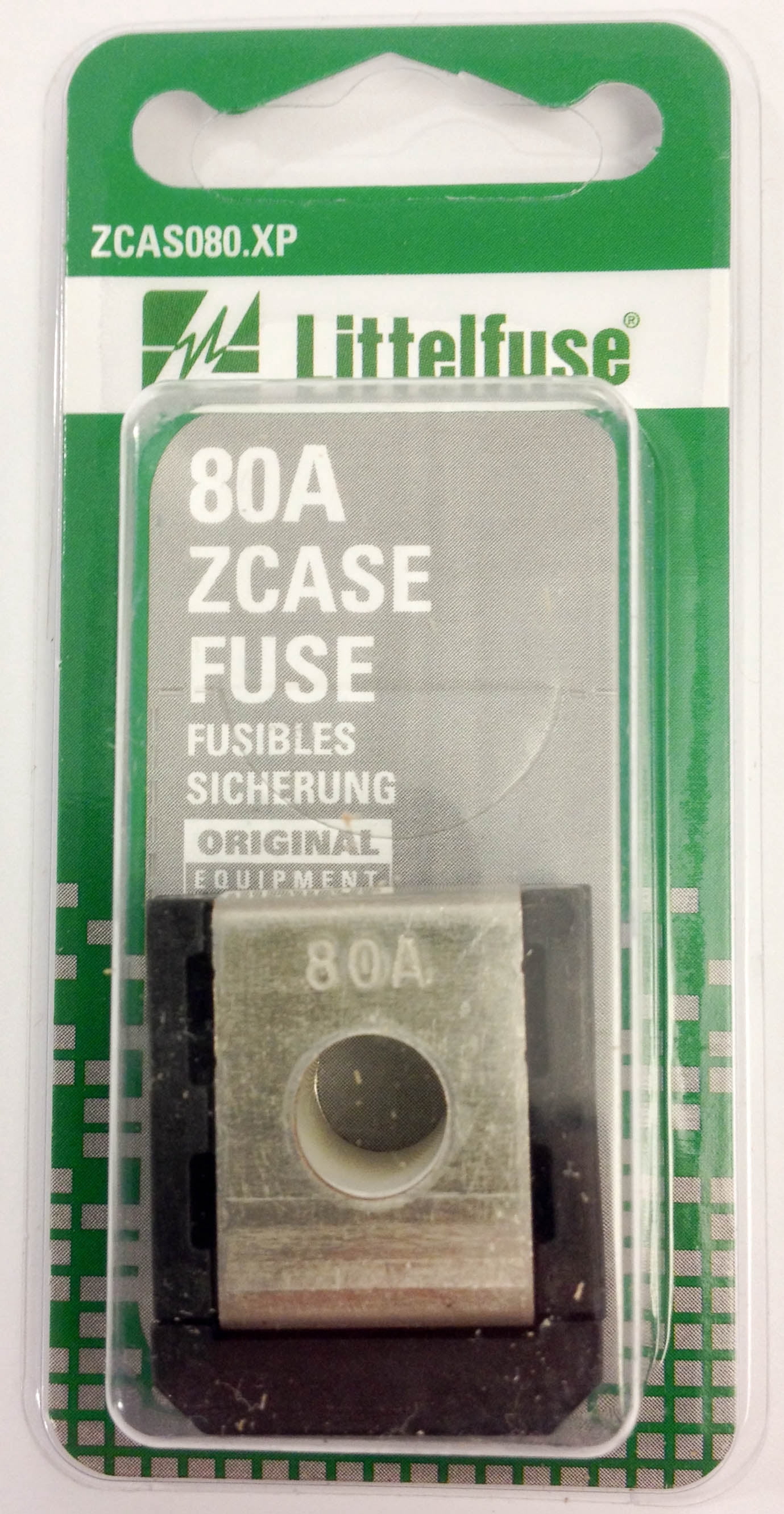 Littelfuse L24-ZCAS080XP 32V & 80A Bolt-Down Fuse, Black