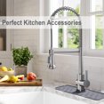 thumbnail image 2 of TFixol Kitchen Sink Splash Guard Silicone Faucet Handle Drip Catcher Tray Faucet Absorbent Mat Sink Protectors for Kitchen Sink, Sink Mat for Bathroom, Farmhouse and RV Kitchen Sink Accessories, 2 of 6