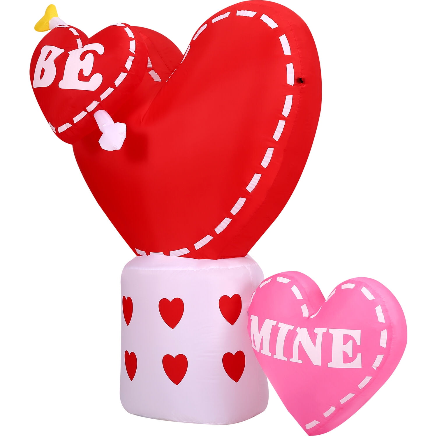 Glitzhome 5'H Lighted Valentine's Inflatable Heart Decor - 5ft - On Sale -  Bed Bath & Beyond - 34796222