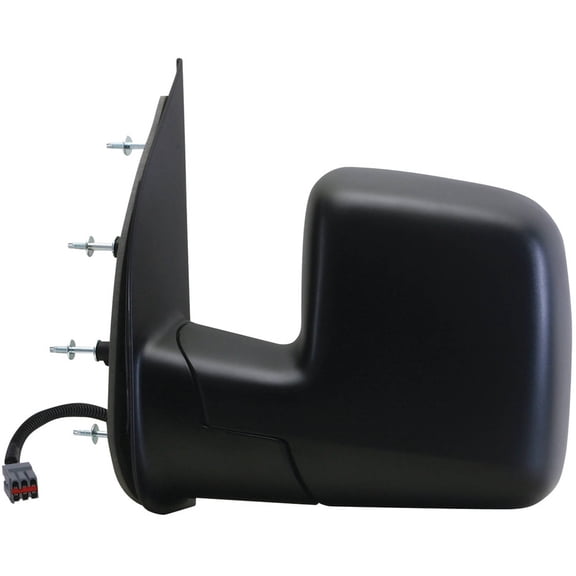 61116F - Fit System Driver Side Mirror for 03-06 Ford Econoline Van, dual lens, w/o puddle lamp, black, foldaway, Power