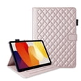 thumbnail image 3 of For Xiaomi Redmi Pad SE 11 inch Released 2023 Case, Rhombus Pattern Multiple Viewing Angles Stand Slim Folio Cover (Rose Gold), 3 of 6