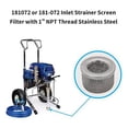 thumbnail image 3 of 3X 181072 Inlet Strainer Screen Filter with 1in NPT Thread for 795 1095 1500 Airless Paint Sprayer Suction Hose, 3 of 5