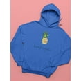 thumbnail image 3 of Buon Ferragosto Pineapple Doodle Hoodie Women -Image by Shutterstock, Female Medium, 3 of 4