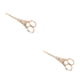 thumbnail image 1 of Riwesomey Tijeras de costura de moda y duraderas para bordado y costura, tijeras fáciles de bordar, torres, tijera dorada Torres sissor oro 2Conjunto, 1 of 6
