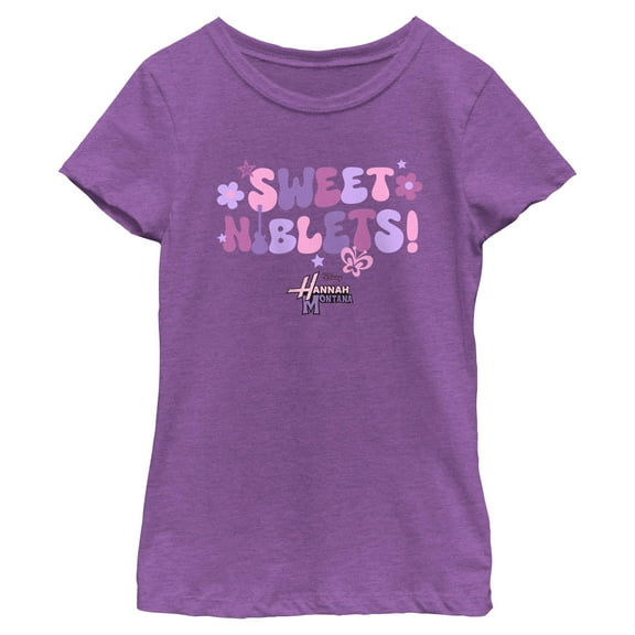Girls Hannah Montana Sweet Niblets T Shirt