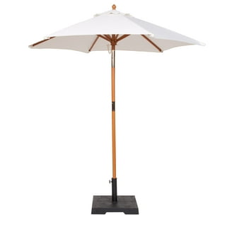 9 ft patio umbrella pink Garsing 9-ft Aluminum Pink Push-button Tilt Market Patio Umbrella  Funsite-9Ft-2LY -Pink