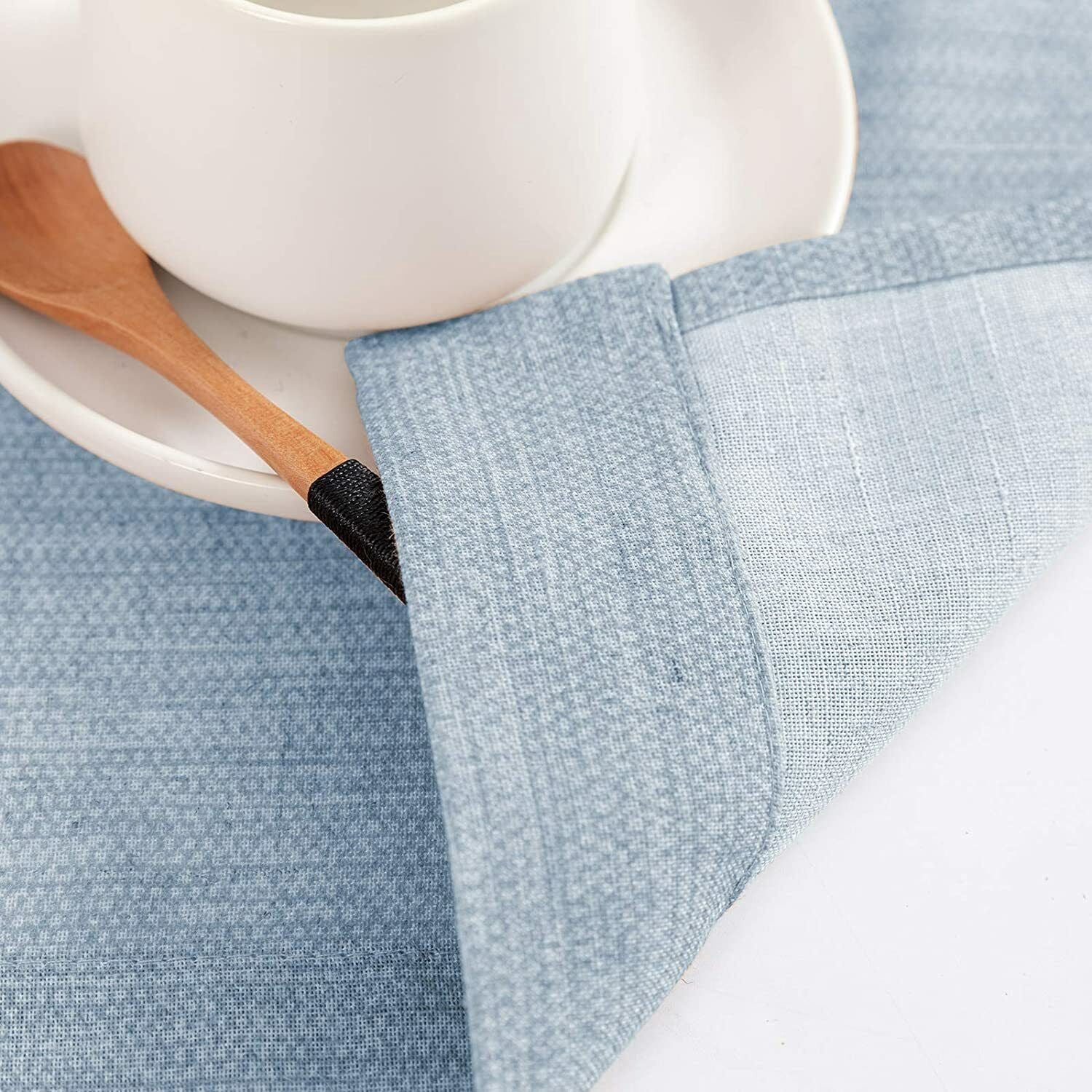 Linen Textured Short Curtains Kitchen Tiers Solid Color Cafe Drapes Rod Pocket