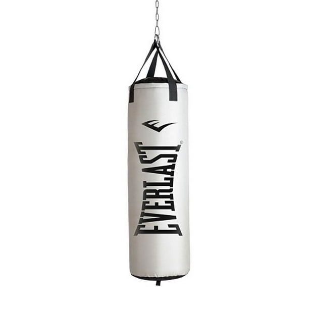 Everlast Nevatear Fitness Workout 60 Pound Heavy Boxing Punching Bag Platinum Walmart Com