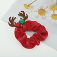 thumbnail image 5 of Unique Bargains 1 Pc Hair Elastics Fashion Christmas Antlers Hair Ties Red, 5 of 5