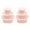 4 Pack Pink, variant on Culinary Cubed 4 Pack Softshell Snap-Close Silicone Food Storage Container, 6PCS Set - Stackable BPA Free Meal Prep Containers with Lids, Airtight, Freezer & Dishwasher Safe, Pink & Pink