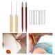 thumbnail image 5 of Herramientas para enraizar el cabello de muñecas Suministros para hacer muñecas Enraizamiento del cabello de muñecas Herramienta para enraizar el cabello de muñecas Agujas de 10x08 mm, 5 of 8