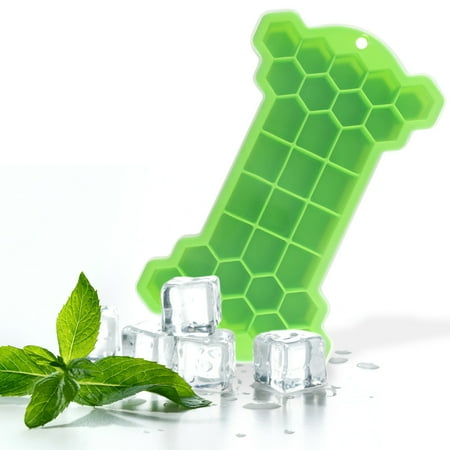 

Bescita Ice Cube-Tray Mould With Lid Honeycomb Shape 30 Grids Food Safe Grade Silicone