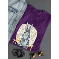 thumbnail image 3 of Fairytale Hare T-Shirt Women -Grace Popp Designs, Female Medium, 3 of 4