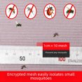 thumbnail image 2 of Cortina de puerta antimosquitos, sin perforaciones, autoadhesiva, para el hogar, dormitorio, sala de estar, mosquitera, magnética, suave, 2 of 5