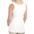 thumbnail image 2 of Times Two Scoop Tank Ruched Sides Maternity, Tank Tops, 2 of 3