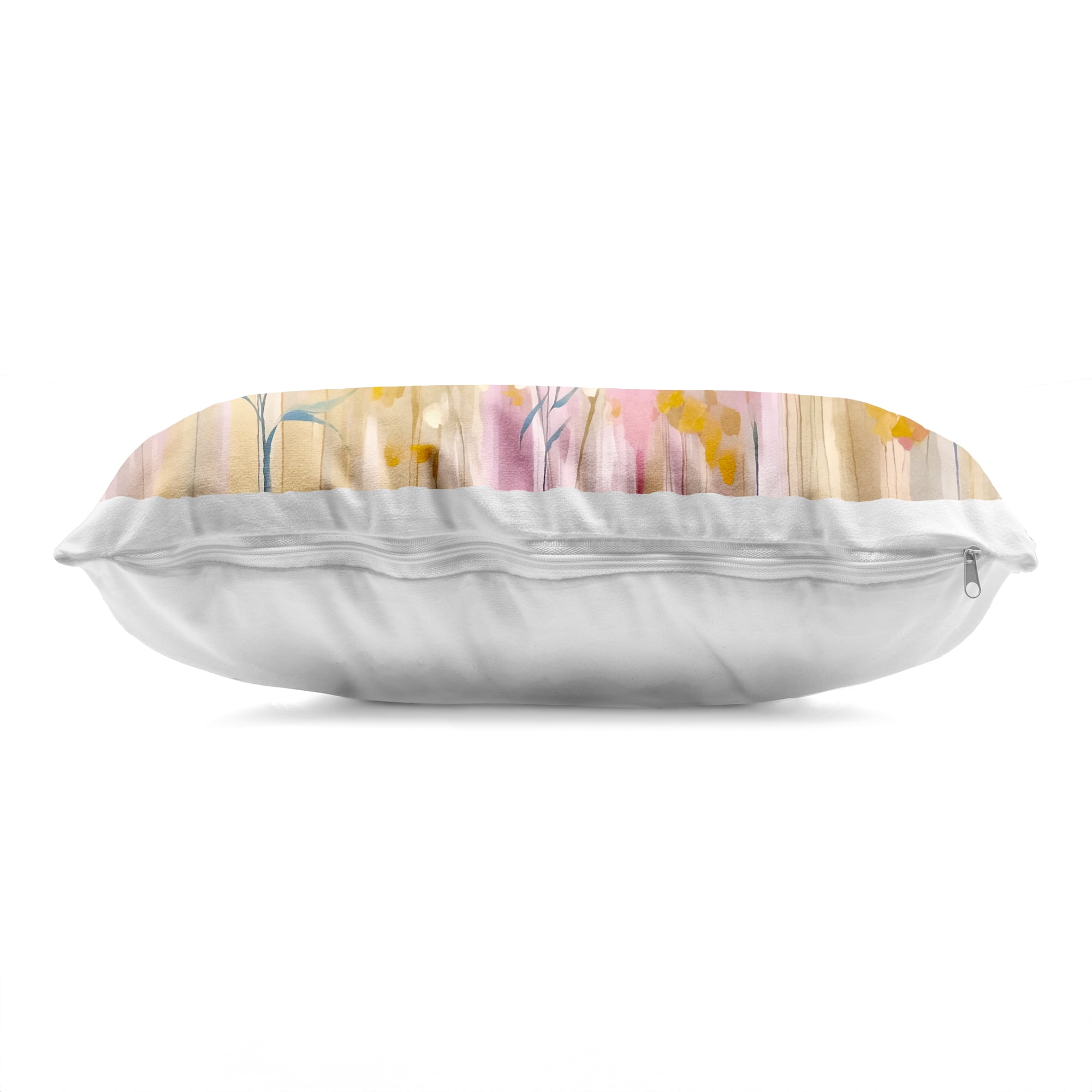 Stupell Industries Blooming Whimsy Pink & Yellow Decorative Printed Throw Pillow, design by Andrea Haase