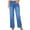 *Dark Blue, variant on ClodeEU Womens High Waisted Stright Leg Jeans,Loose Denim Pants ,Baggy Trendy Denim Pants White,Womens Plus M