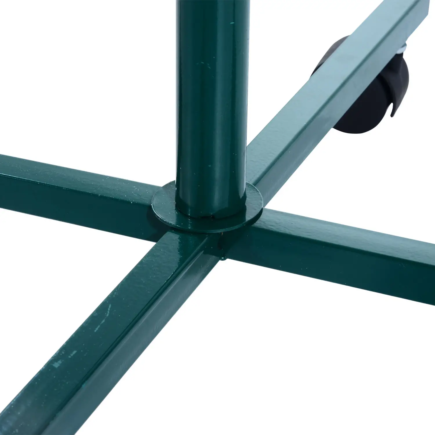 Pefilos 48" Metal Bird Stand, Rolling T-Stand Bird Training Activity Playground with Perch and Feeding Bowls, Green