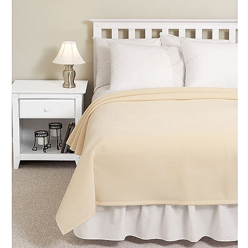 Vellux Twin Blanket New Ivory