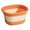 Orange, variant on Foot Bath Soaking Tub with Massage Acupoints, Use Bucket Foot Soak Tub for Home Hotel Travel Spa Camping, Airtight Round Glass Storage Containers for Bread