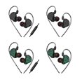 thumbnail image 2 of sweethay Auriculares para teléfono inteligente con cable de 3,5 mm Cable desmontable Cable largo Auriculares para teléfono Juegos portátiles Cables de audio/vídeo Verde/Estándar, 2 of 6