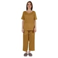 thumbnail image 1 of Inkmeso Ensemble de Pyjama à Manches Courtes pour Femmes T-Shirt Henley & Ensemble de Pyjama, 1 of 7