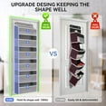 thumbnail image 2 of Over Door Organizer Heavy Duty Door Hanging Organizer Storage with Pockets Stuffed Animal Storage for Nursery Newborn Baby Essentials RV Closet Storage and Organization, 2 of 8