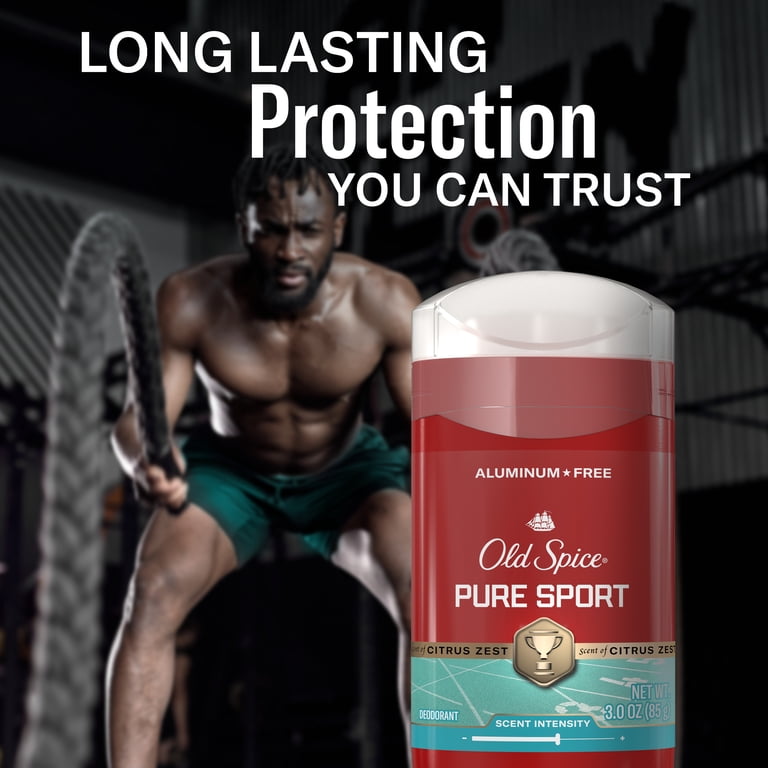 Old Spice Aluminum Free, Men's Deodorant, Pure Sport, 3.0 oz