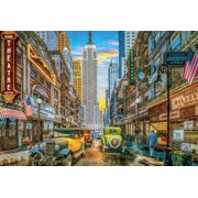 500 Pieces Wooden Jigsaw Puzzle for Adults, Old New York Jigsaw Puzzle, Exercise Memory Relieve Stress Game Jigsaw Puzzle Family Activities Gifts Family Activities Gifts