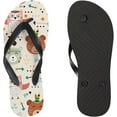 thumbnail image 3 of GZHJMY Flip Flops Slippers Cute Tribal Ethnic Bear Owl Animal Sandals for Beach Summer Shower Women Men Boy Girl Kid Shoes, 3 of 5