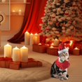 thumbnail image 4 of Festive Holiday Pet Reindeer Outfit With Matching Hat And Scarf For Christmas Party Celebration, 4 of 5