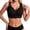 Z01-Black, variant on khonts,Women's Bra Posture Correcting Front Buckle Women's Orthopedic Anti-Sagging Bra Back Support Gathering Thin Bras White XL