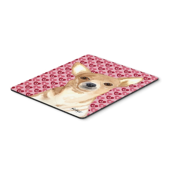 "Chihuahua Hearts and Love Mouse Pad Hot Pad or Trivet"