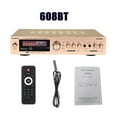 thumbnail image 1 of 1200W Bluetooth Amplifier 2CH HIFI Stereo Power AMP USB FM Radio Car Home Theater With Remote Control ,Efficient Heatsink, 1 of 7