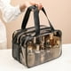thumbnail image 4 of Bolsa de lavado moderna y sencilla de PVC de doble capa con separación de ropa húmeda y seca, bolsa de almacenamiento para artículos de tocador de baño de viaje, 4 of 5