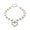 White, variant on Pearl Dog Collar With Heart Charm, Adjustable Pet Necklace For Dogs And Cats, Sparkly Beaded Cat Collar For Daily Wear,L