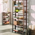 thumbnail image 3 of 3-Shelf Folding Stackable Bookcase 27.5" Wide - Chestnut, 3 of 4
