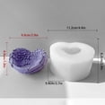 thumbnail image 2 of Versatile Heart Angel Wing Shaped Silicone Mold Epoxy Resin Mould for Cake Candy Making and Gift Crafting, 2 of 9