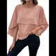thumbnail image 1 of Sudadera Holgada de Verano con Mangas Abullonadas y Cuello Redondo de para Mujer, Informal y Elegante Melocotón L, 1 of 10