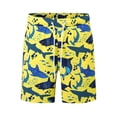 thumbnail image 4 of JAJAHO Mens Swim Trunks 2 In 1 Beach Shorts With Liner Bathing Suit Drawstring Shorts With Pockets Versatile Swimwear, 4 of 7