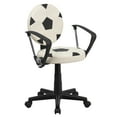 thumbnail image 2 of Flash Furniture Soccer Swivel Task Office Chair with Arms, 2 of 12