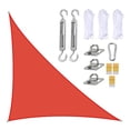 thumbnail image 1 of Awning Sunscreen Garden Canopy UV Block 2021 Original Oxford Cloth Triangle With Fixing Kit And 3 Ropes Sunshade Awnings, 1 of 2