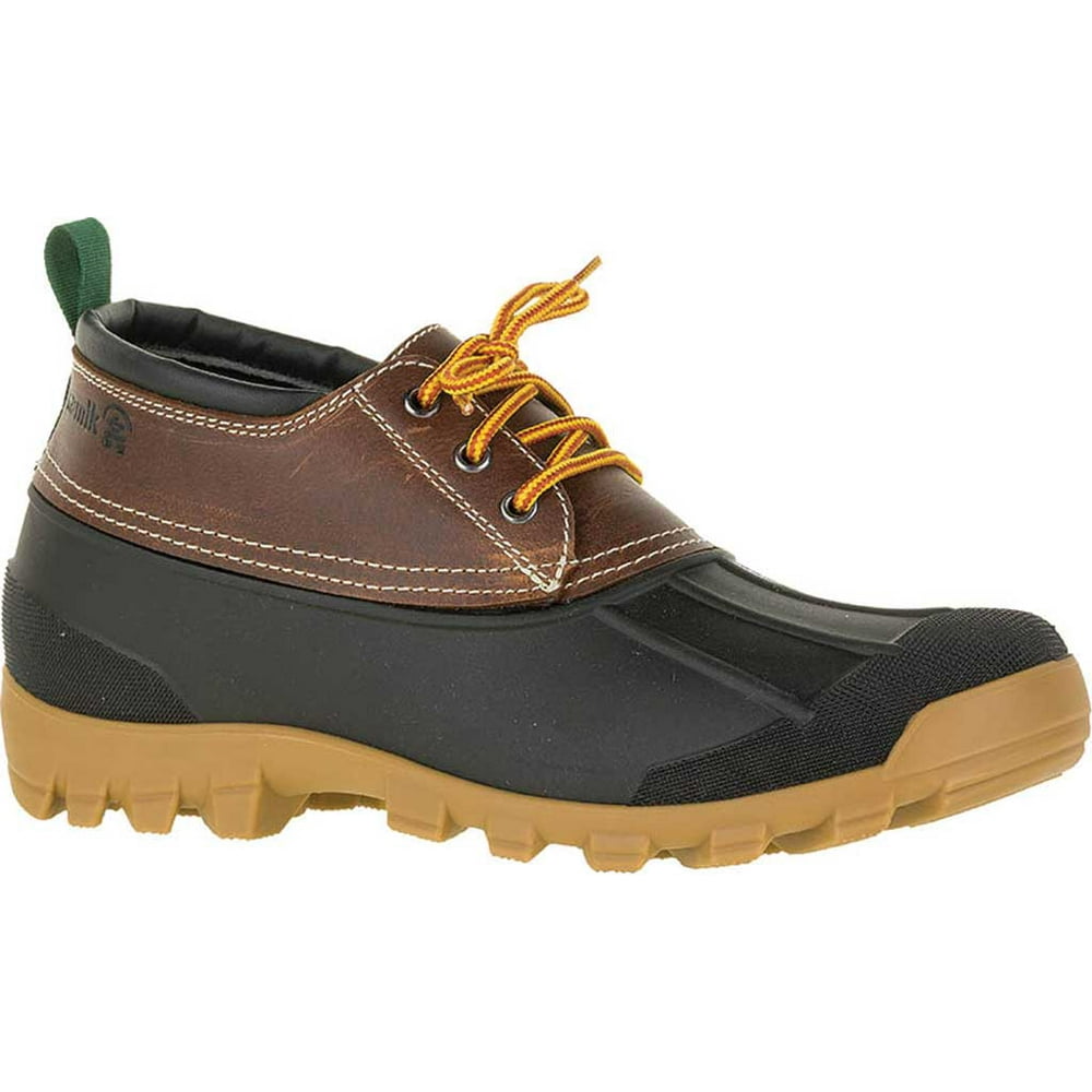 Kamik Men's Kamik Yukon3 Duck Boot Dark Brown Leather 6 M Walmart