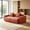 Red, variant on AUU Modular 2-Seat Boneless Velvet Sectional Sofa, No Assembly Required, Includes Throw Pillows, Compact Couch for Living Room