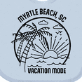 thumbnail image 4 of Inktastic Summer Vacation Mode Myrtle Beach South Carolina Boys or Girls Baby Bib, 4 of 4