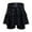 Black, variant on Girls Glitter Sequin Dance Performance Tutu Skirt With Matching Shorts For Stage Shows And Party Wear Girls Dresses 10-11 Years